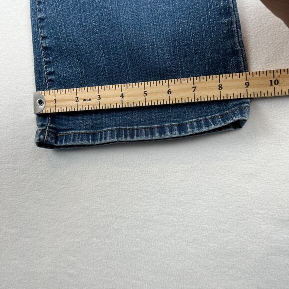 Levis 512 Jeans Women 10 S short petite Blue Perfectly‎ Slimming Bootcut - Picture 10 of 11